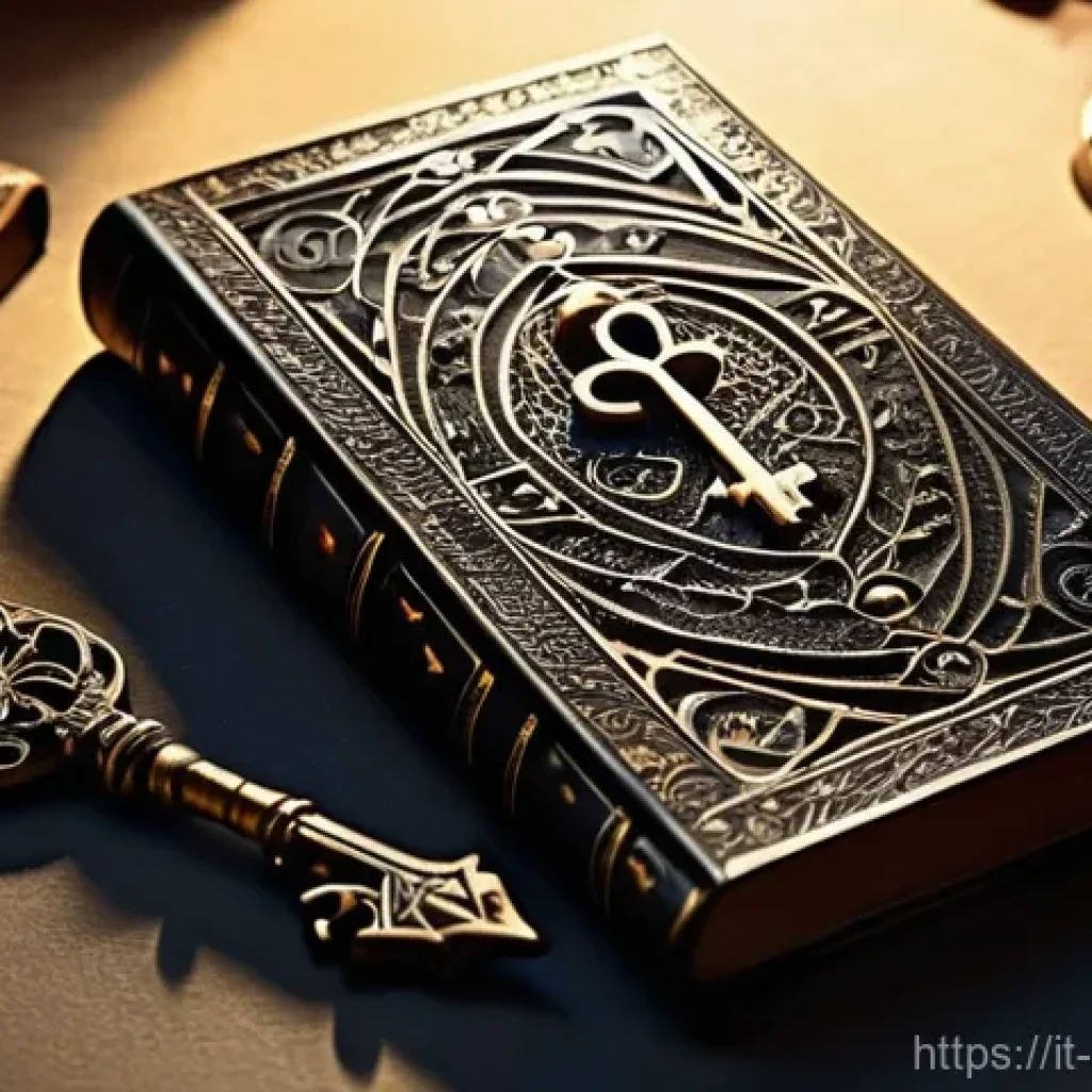 소피루비 마법 아이템 분석 - **Prompt:** A highly detailed fantasy art illustration depicting the "Key of Destiny" and the "Mirro...