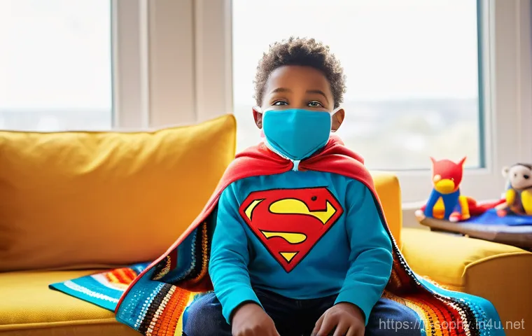 소피루비와 어린이 창의력 - **Prompt:** A vibrant, whimsical scene capturing the pure joy of a child's imagination. A 7-year-old...