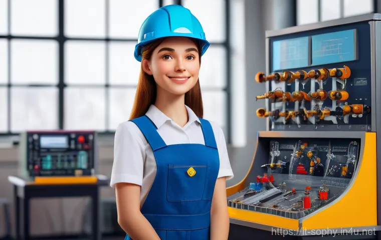 소피루비 팬 커뮤니티 소식 - Image Prompt 1: Sophie the Brilliant Engineer**