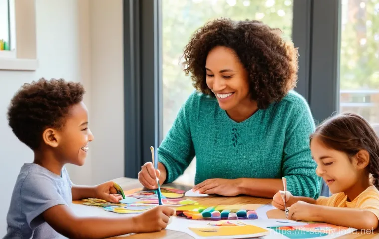 소피루비 관련 마케팅 캠페인 - **A fantastical adventure in a vibrant, magical forest.**
    A group of three diverse children (one...