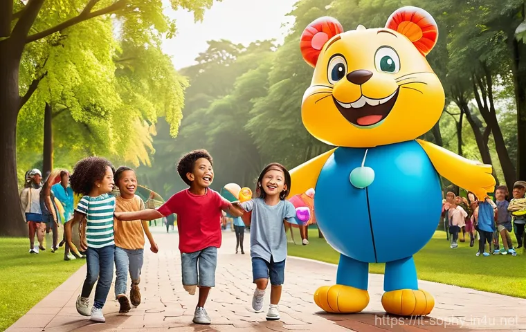 소피루비 관련 마케팅 캠페인 - **A cozy family crafting session with beloved characters.**
    A warm and inviting indoor scene, br...