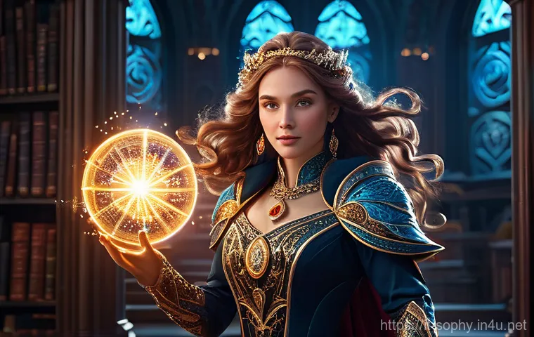 소피루비 시즌별 변화 - **A mature and powerful Sophie Ruby, mid-action, showcasing her evolved magical abilities and sophis...