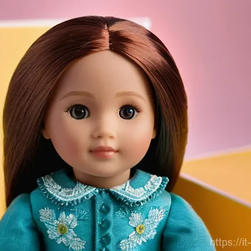 소피루비 캐릭터 인형 리뷰 - **Prompt:** A close-up shot of the Sophielubie doll being gently lifted from its packaging. The doll...