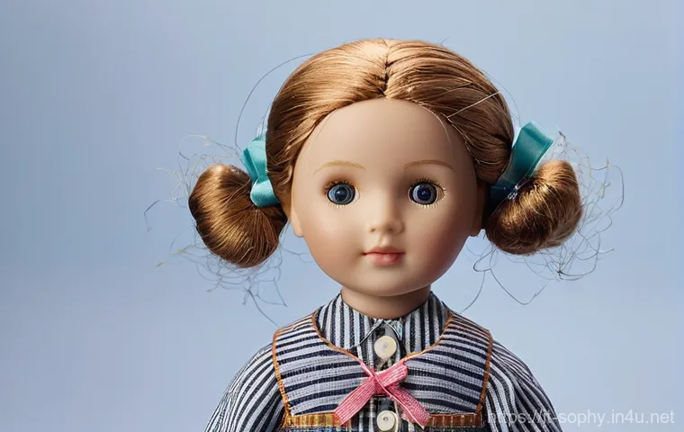 소피루비 캐릭터 인형 리뷰 - **Prompt:** A heartwarming scene of a child (around 5-7 years old, dressed in casual, modest clothin...