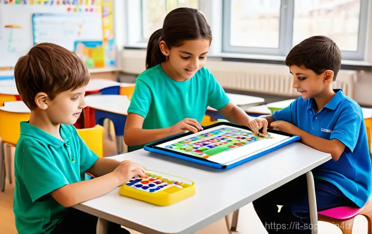 소피루비의 학습 프로그램 - **Prompt:** A vibrant, sun-drenched Italian school garden on a pleasant day. A diverse group of chee...