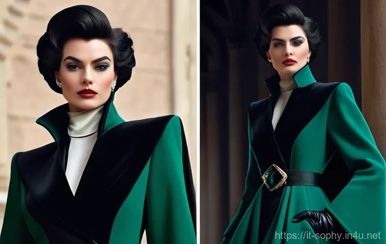 소피루비 캐릭터의 복장 변화 - **A Timeless Fashion Icon Reimagined**
    "A highly fashionable animated female character, embodyin...