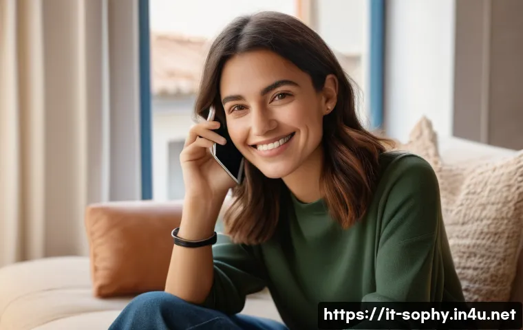 소피루비 주제의식 - A stylish young Italian woman in her mid-20s sitting comfortably in a cozy, modern living room fille...