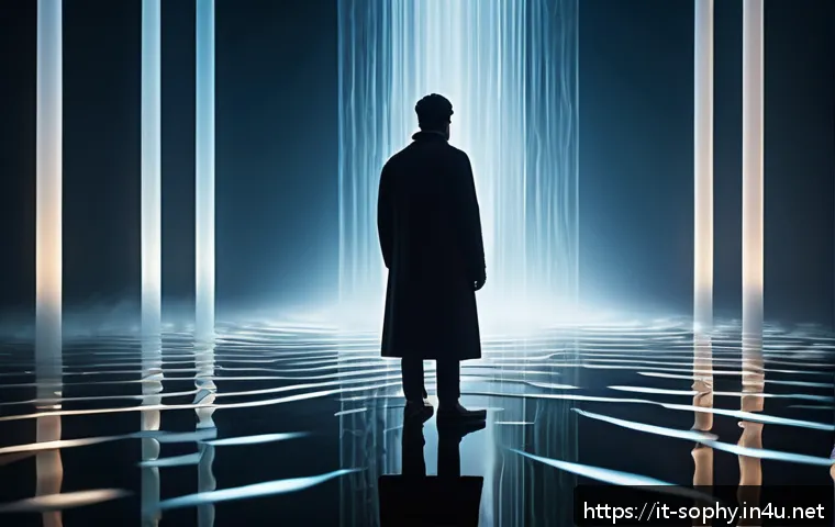 소피루비의 음악적 특징 - A surreal, immersive soundscape scene inspired by “Echoes of Light”: ethereal atmosphere with soft g...