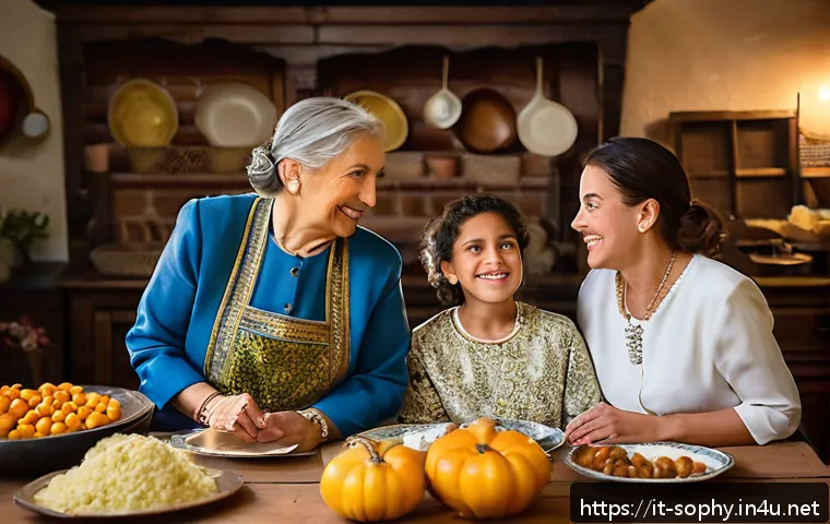 소피루비의 가족 관계 - A warm, intimate family gathering in a traditional Italian home, featuring Sophie Ruby surrounded by...