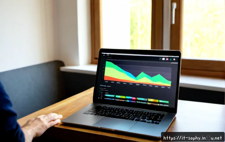 Home 17 소피루비 공식 채널 구독자 수 - Photorealistic Italian content creator at a tidy home studio desk in Milan, viewing a generic video-...